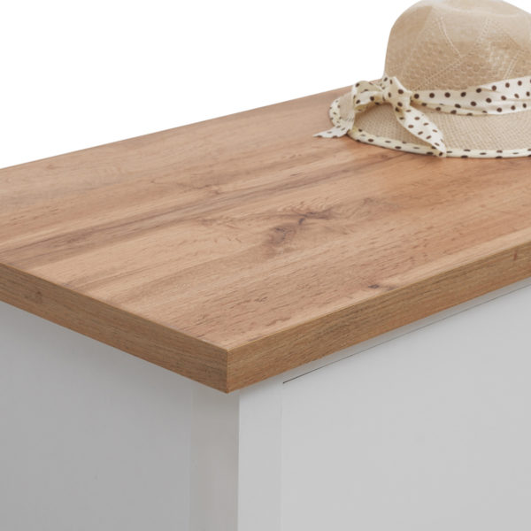 Glastonbury Blanket Box | White | Self Assembly
