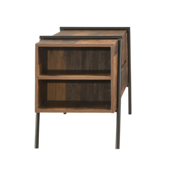 Ashford TV Cabinet with 2 Drawers | Oak | Self Assembly