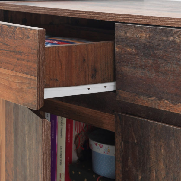 Ashford Sideboard with 2 Doors & 2 Drawers | Oak | Self Assembly