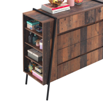 Ashford 4 Drawer Chest | Oak Finish