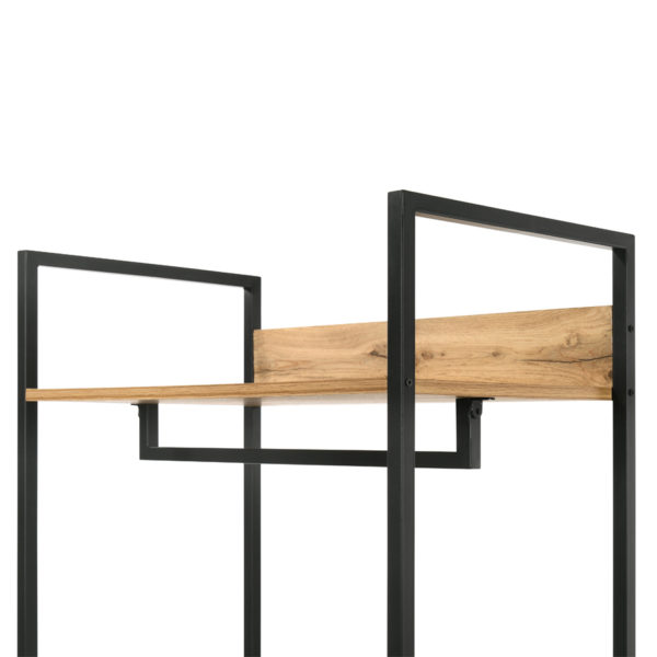 Mersey Open Wardrobe with 2 Drawers | Oak | Self Assembly | Clearance