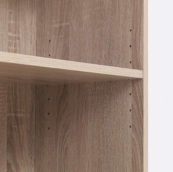 Colbrook Oak Medium Narrow Bookcase | Oak | Self Assembly