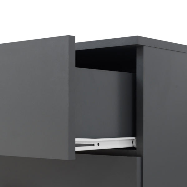 Shevington 3 Drawer Chest | Dark Grey | Self Assembly