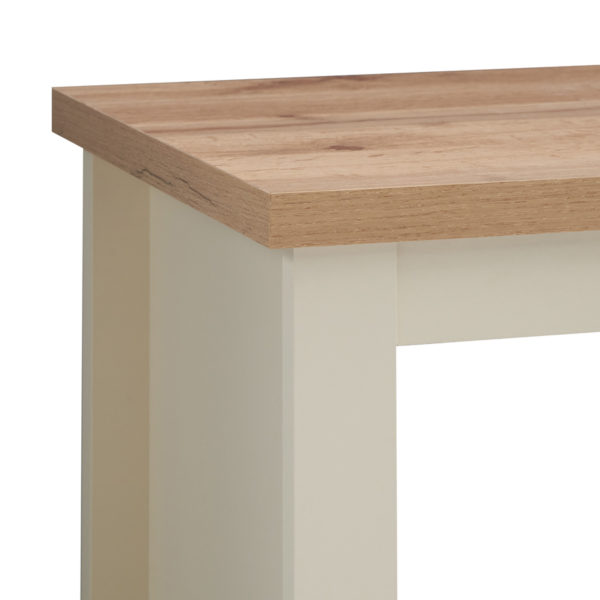 Leigh Cream Lamp Side Table | Cream | Self Assembly | Clearance