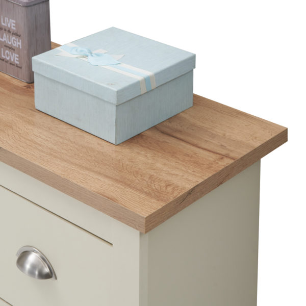 Leigh Cream Chest of 4 Drawers | Cream | Self Assembly