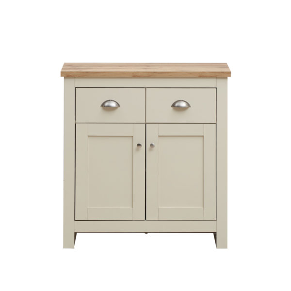 Leigh Cream Sideboard with 2 Doors & 2 Drawers | Cream | Self Assembly