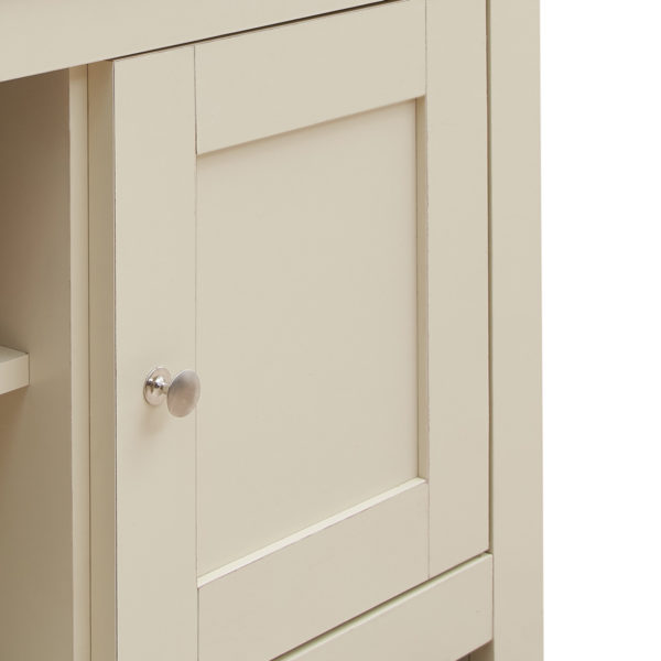 Leigh Cream TV Unit 2 DoorsÂ 1 Shelf | Cream | Self Assembly
