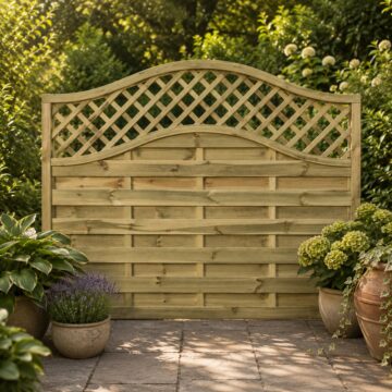 Oakworld Alfresco 6x5 Grosvenor Screen | Natural Timber