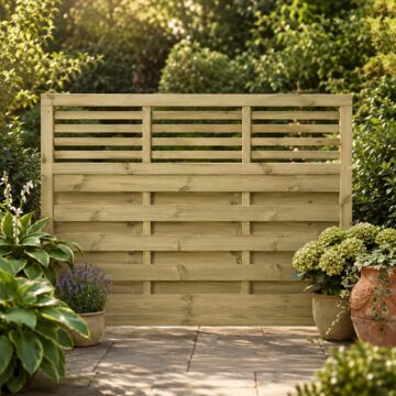 Oakworld Alfresco 6x4 Langham Screen | Natural Timber