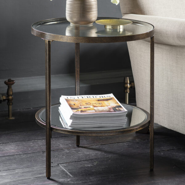 Bronze Kilead Side Table