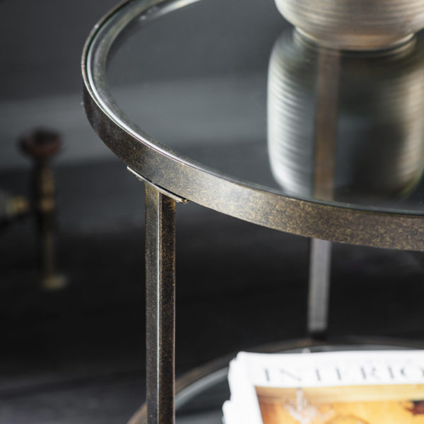 Bronze Kilead Side Table