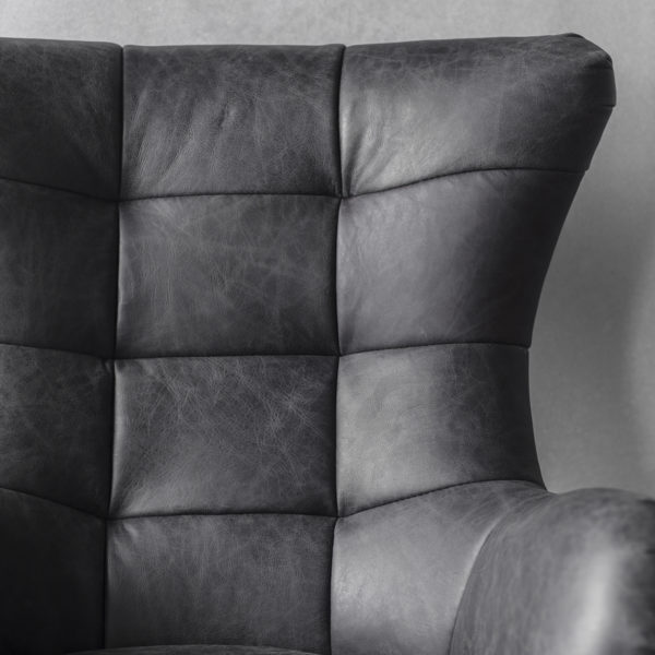 Bristol Swivel Chair | Antique Ebony