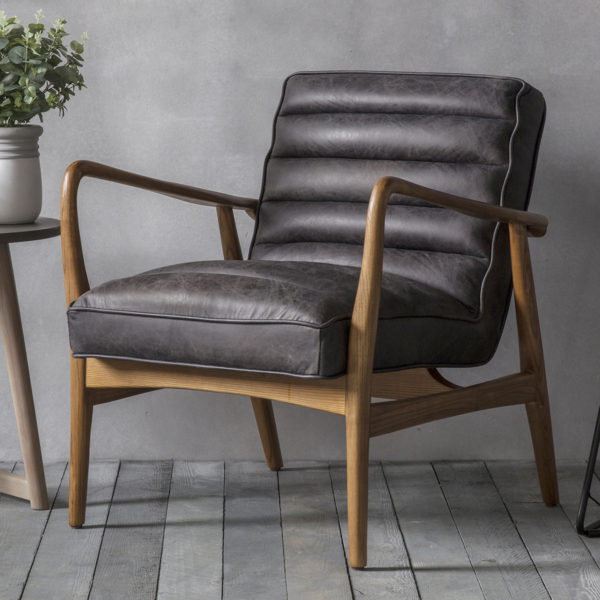 Camron Armchair | Antique Ebony