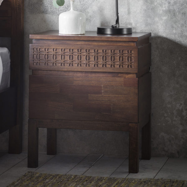Skystead Bedside 2 Drawer Chest | Mango
