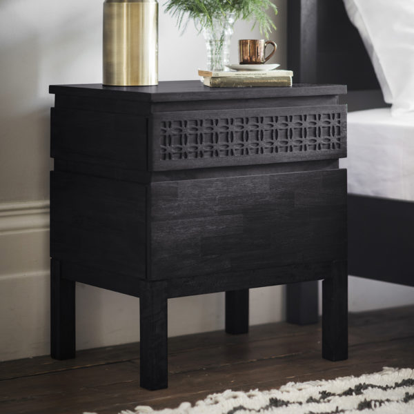 Skystead Bedside 2 Drawer Chest | Mahogany