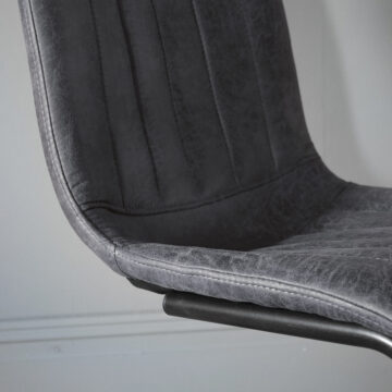 Creed Pair of Grey Dining Chairs