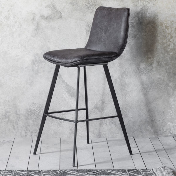 Rico Pair of Bar Stool | Grey