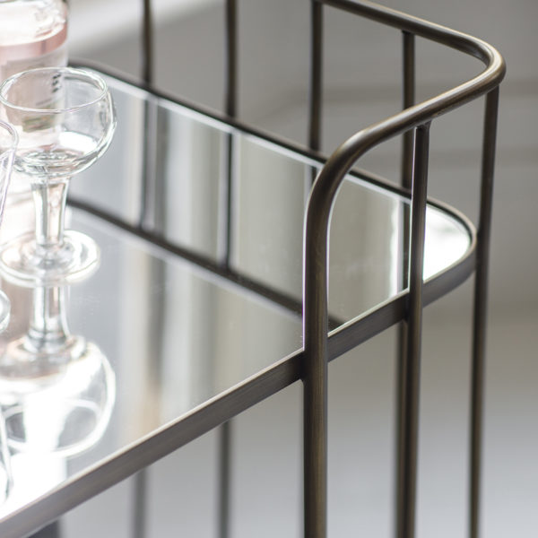 Nappa Drinks Trolley | Bronze