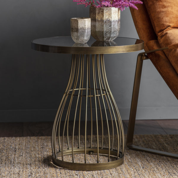 Saffron Side Table | Bronze
