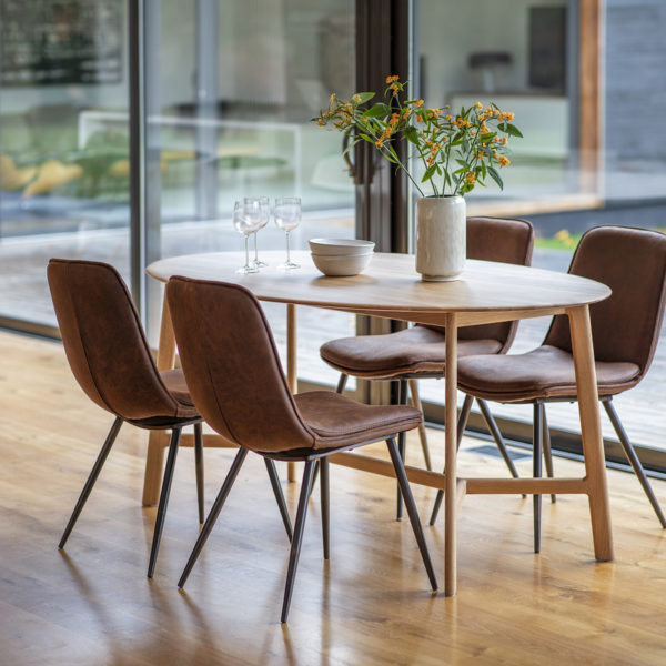 Zeffari Oval Dining Table | Oak