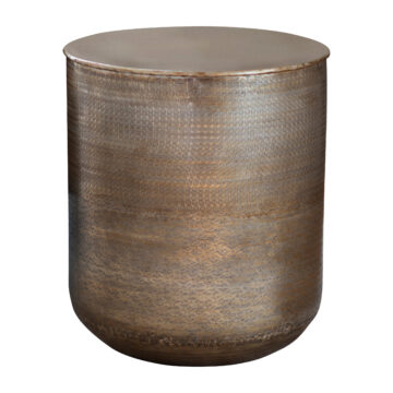 Erstonia Gold Metal Side Table