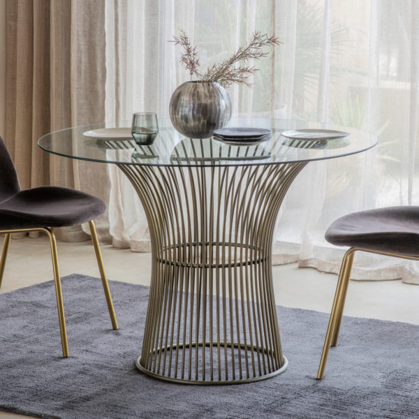 Morecambe Dining Table | Bronze