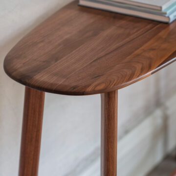 Zeffari Walnut Console Table
