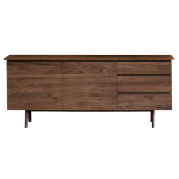 Zeffari Walnut 2 Door 3 Drawer Sideboard