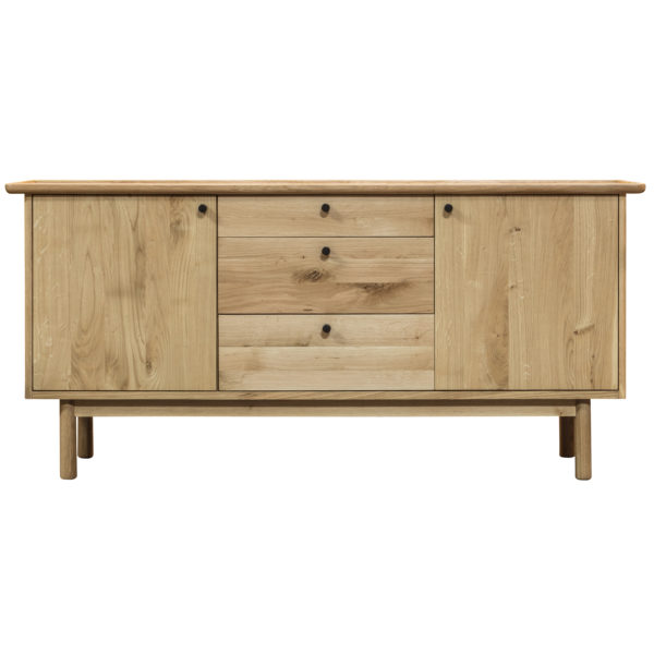 Buckingham 2 Door 3 Drawer Sideboard | Oak