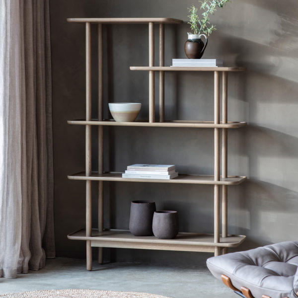 Buckingham Open Display | Grey | Oak