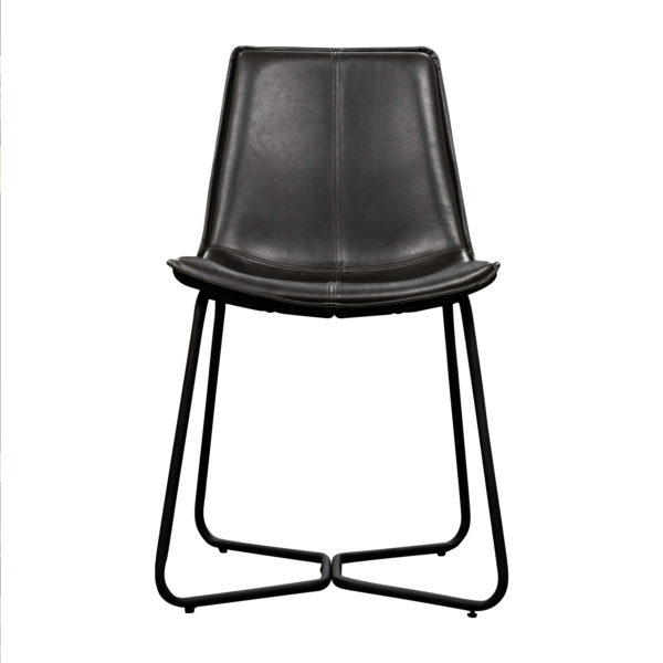 Chesney Pair of Dining Chairs | Charcoal Grey