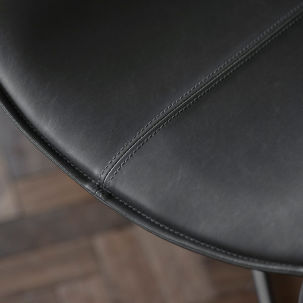 Chesney Pair of Bar Stools | Charcoal Grey