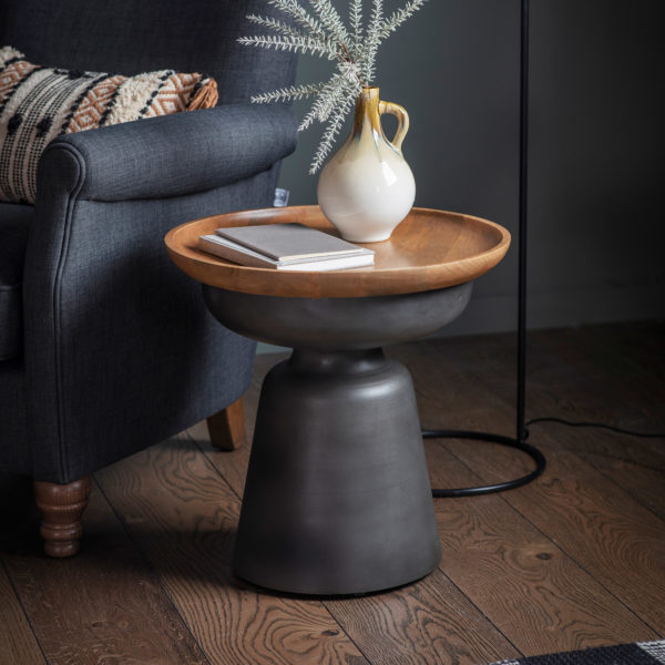 Hownsgil Side Table Grey