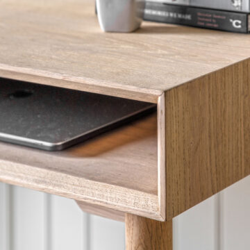Nuxvar Oak 1 Drawer Desk