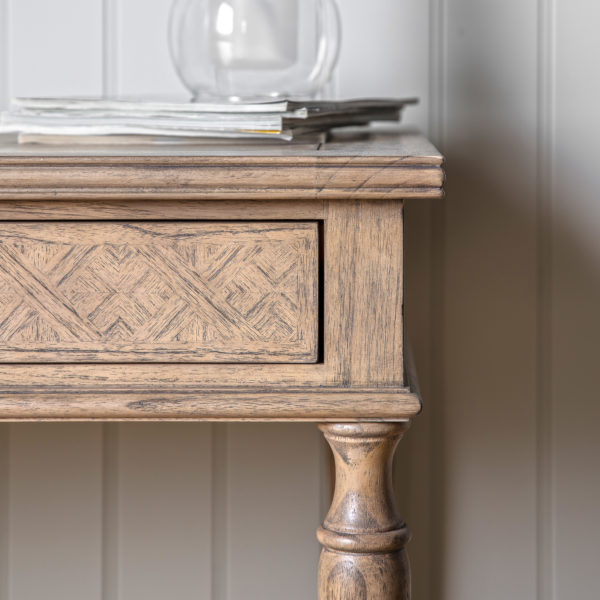 Gaulle Ash 2 Drawer Desk