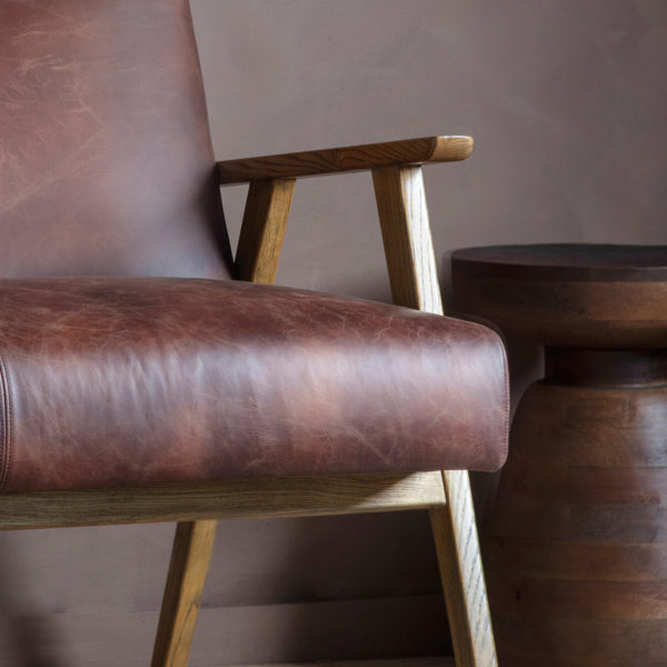 Highland 2 Seater Sofa | Vintage Brown Leather