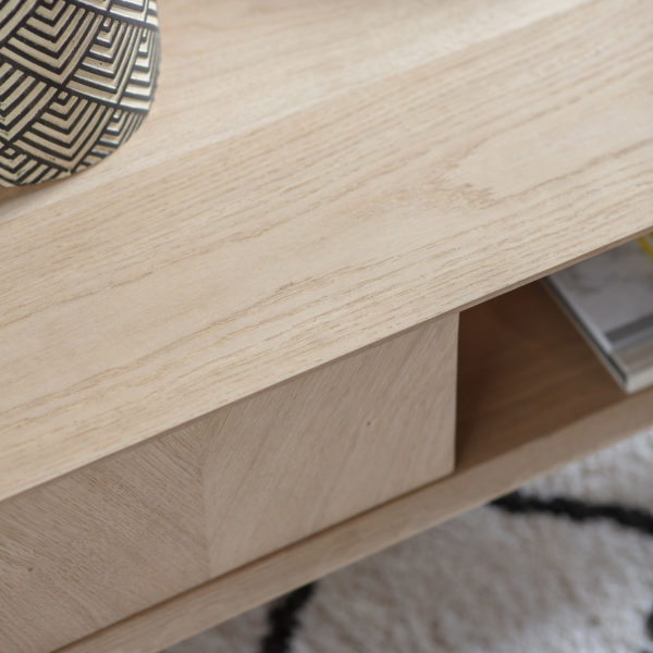 Nuxvar 2 Drawer Coffee Table | Oak