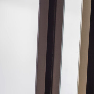 Chorlton Black Arch Mirror | Assembled