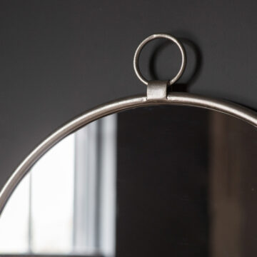 Coledale Silver Round Mirror | Assembled