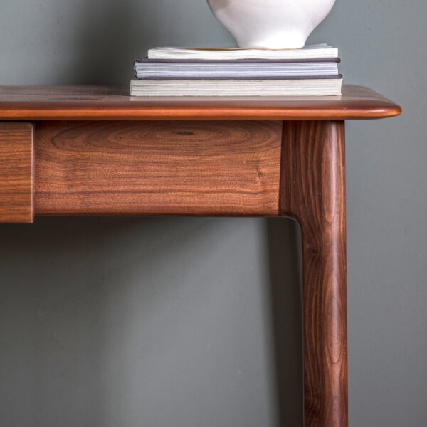 Zeffari 1 Drawer Desk | Walnut