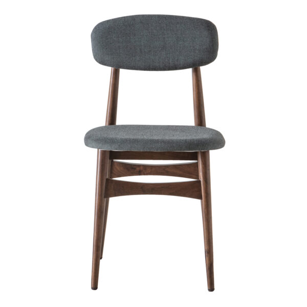 Veritas Pair of Dining Chairs | Grey