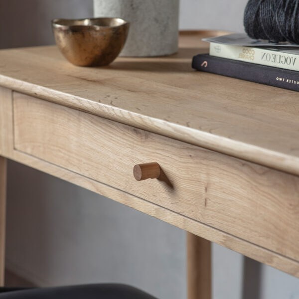 Buckingham 1 Drawer Dressing Table/Desk | Oak