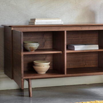 Zeffari Walnut 2 Door 3 Drawer Sideboard