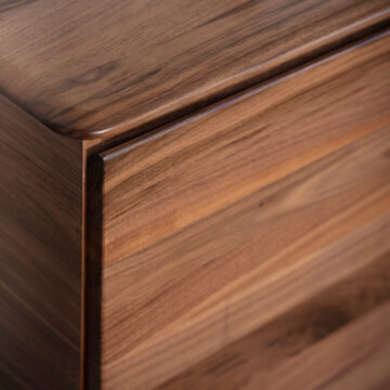 Zeffari Walnut 2 Door 3 Drawer Sideboard