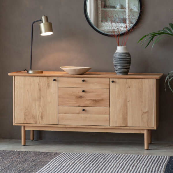Buckingham 2 Door 3 Drawer Sideboard | Oak
