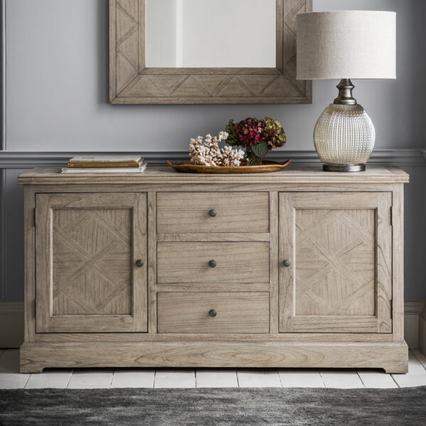 Gaulle Ash 2 Door 3 Drawer Sideboard