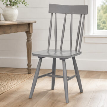 California Oak Chevalet Dining Chair | Grey