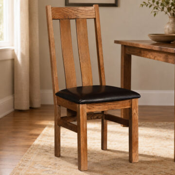 Ambleside Rustic Arizona Dining Chair | Assembled