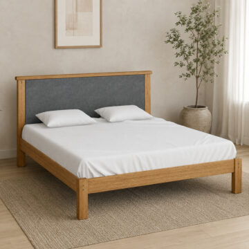 Penrith Oak Super King Size Bed
