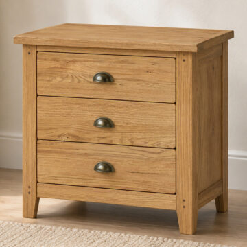 Penrith Oak 3 Drawer Chest